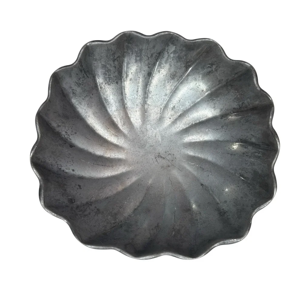 Vintage Wilton Armetale Pewter Tavern Salad Serving Bowl Matte‎ Finish 10.5
